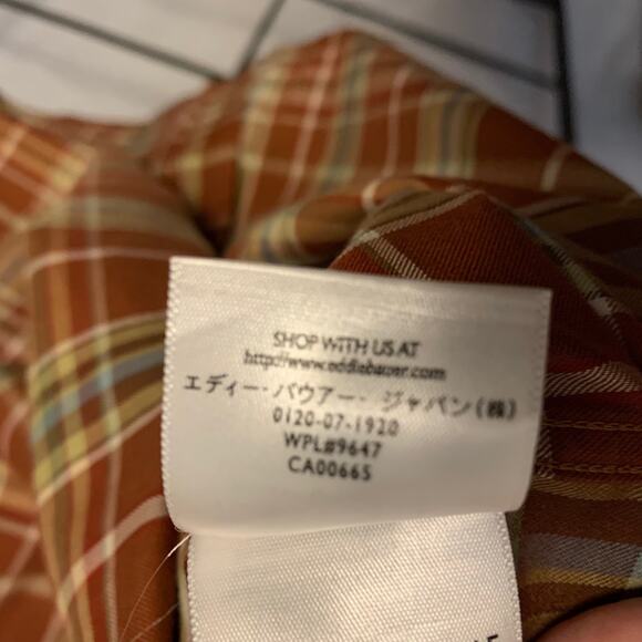 Eddie Bauer Plaid Button Down Size XL - Picture 11 of 12